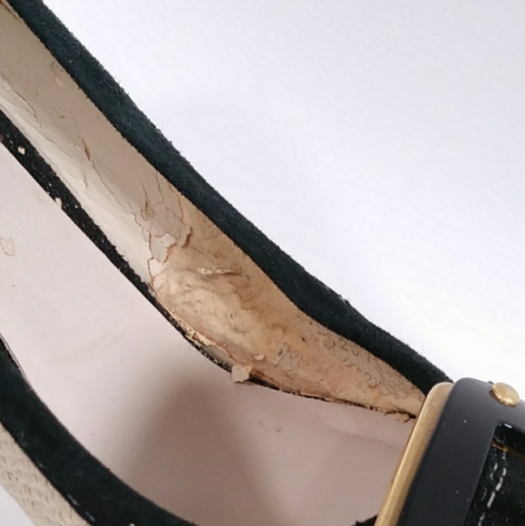 Zara Woman patent leather/straw heels size 36 (6) - Picture 6 of 10